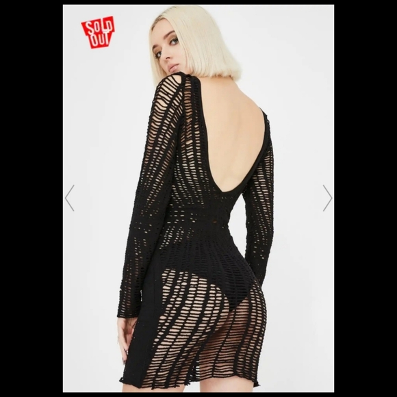 Kiki Riki Risque Rampage Mesh Dress - Picture 2 of 2